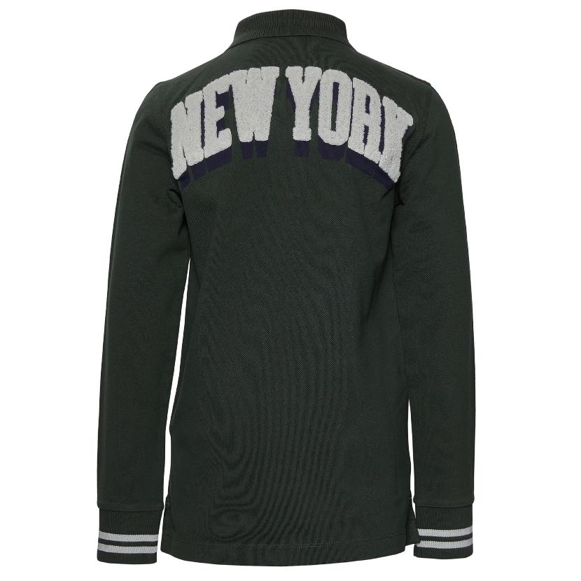 Custom Fit Cotton Polo In Green - Vert