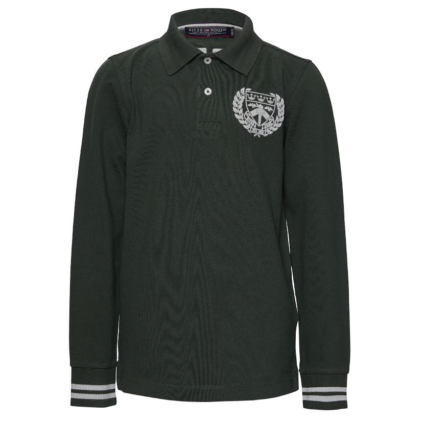 Custom Fit Cotton Polo In Green - Groen