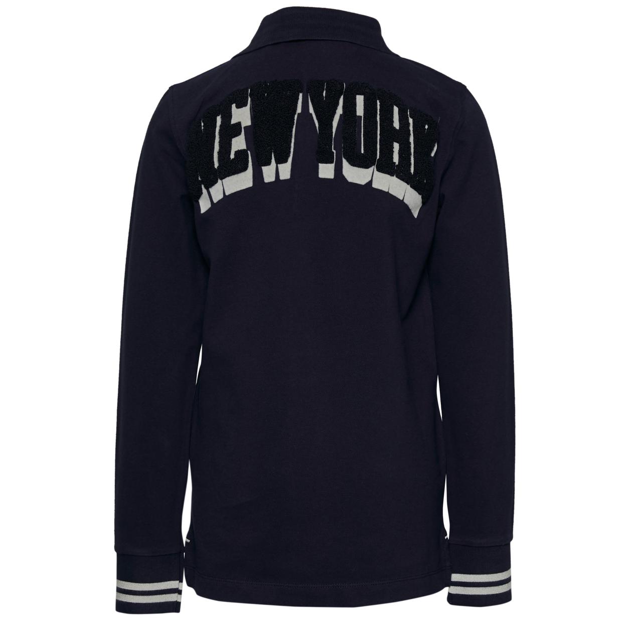 Custom Fit Cotton Polo In Blue - Blauw