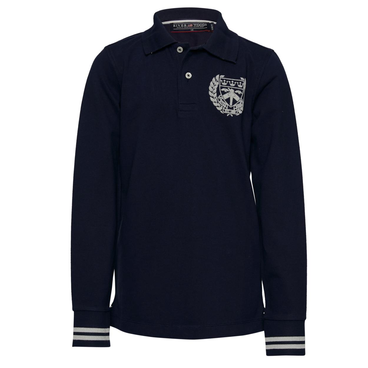 Custom Fit Cotton Polo In Blue - Blauw