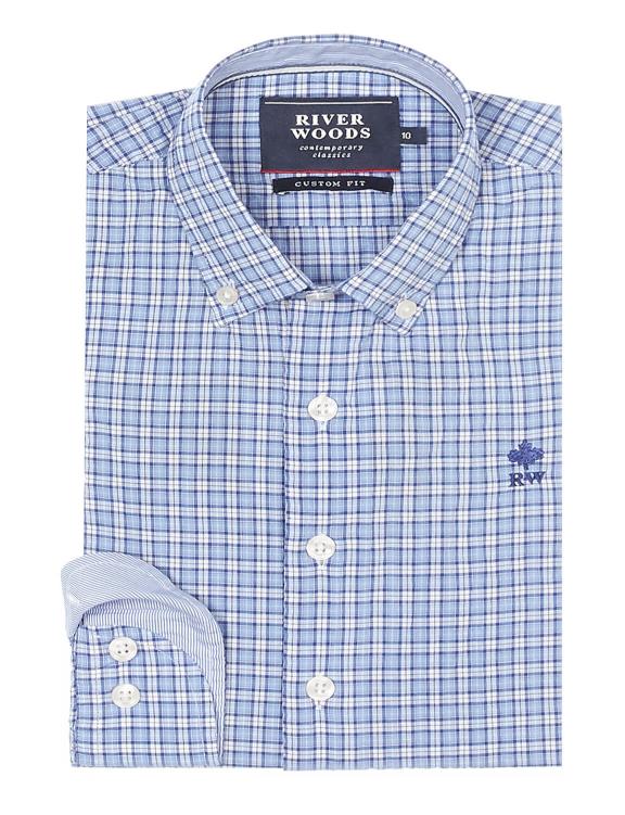 Princeton Shirt In Blue - Blauw