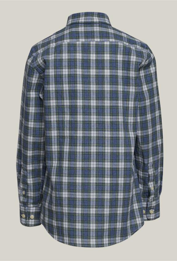 Cutsom Fit Checked Shirt With Chest Pocket Multi - Multi