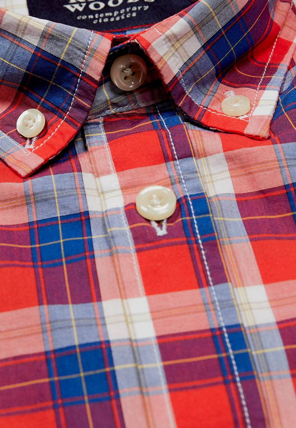 Custom Fit Checked Shirt Multi - Multi