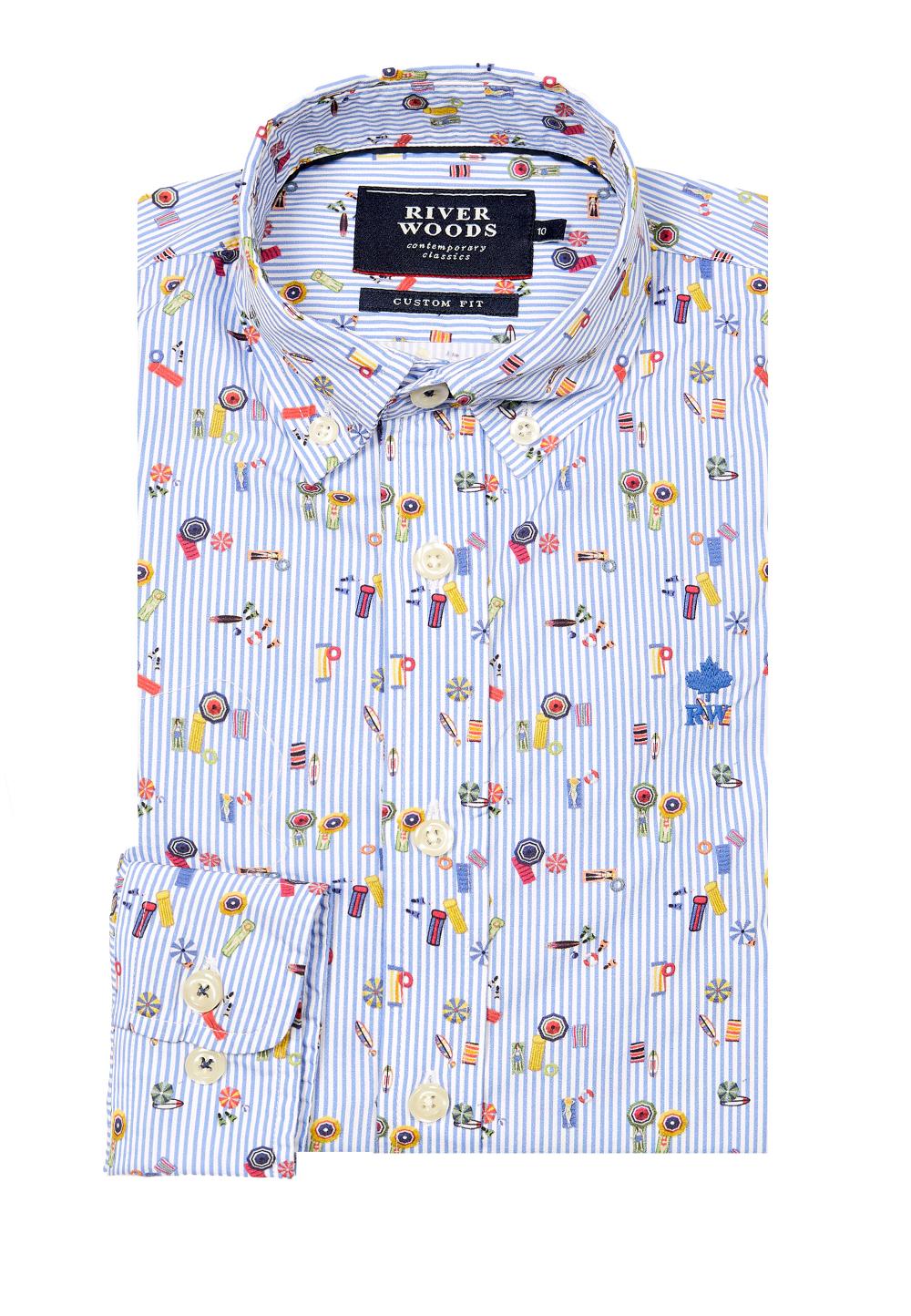 Custom Fit Fantasy Shirt Multi - Multi