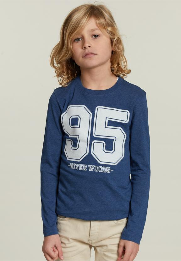 Cotton Fantasy T-Shirt Navy Mix - Bleu