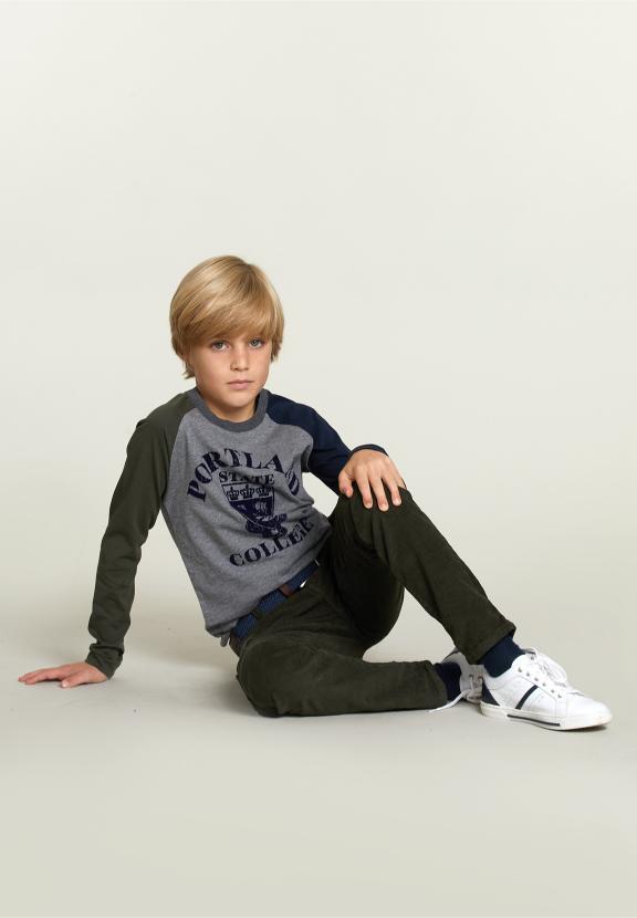 Cotton Fantasy T-Shirt Oxford Mix - Grijs