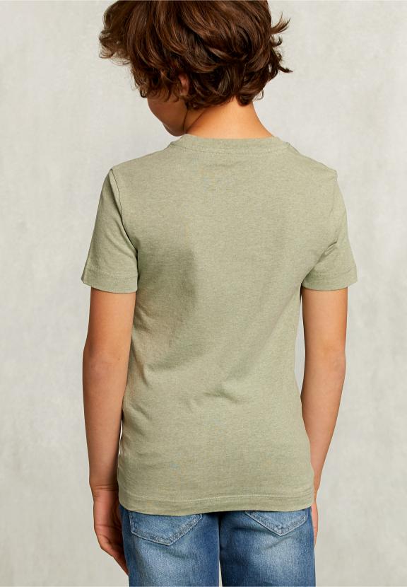 Normal Fit Basic T-Shirt Mix Herb - Khaki