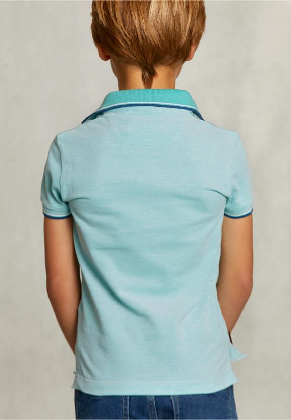 Custom Fit Cotton Polo Mint - Groen