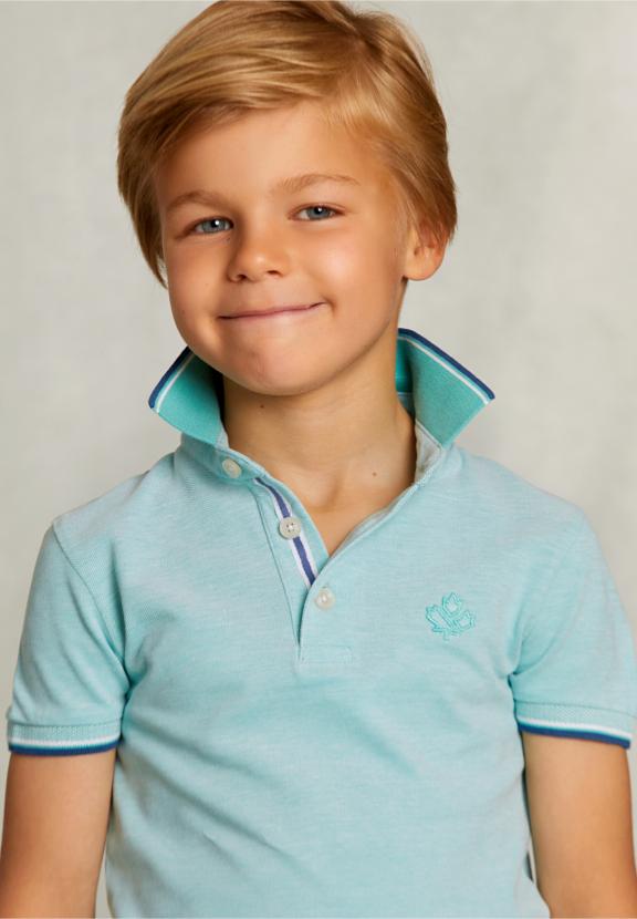 Custom Fit Cotton Polo Mint - Groen