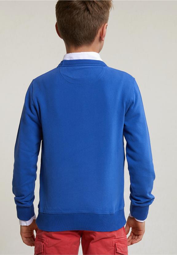 Fantasy Crew Neck Sweater Blueberry - Blauw
