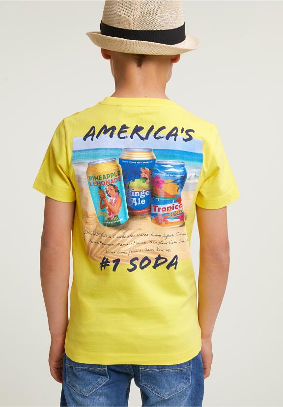 Normal Fit Basic T-Shirt Short Sleeves Lemonade - Jaune