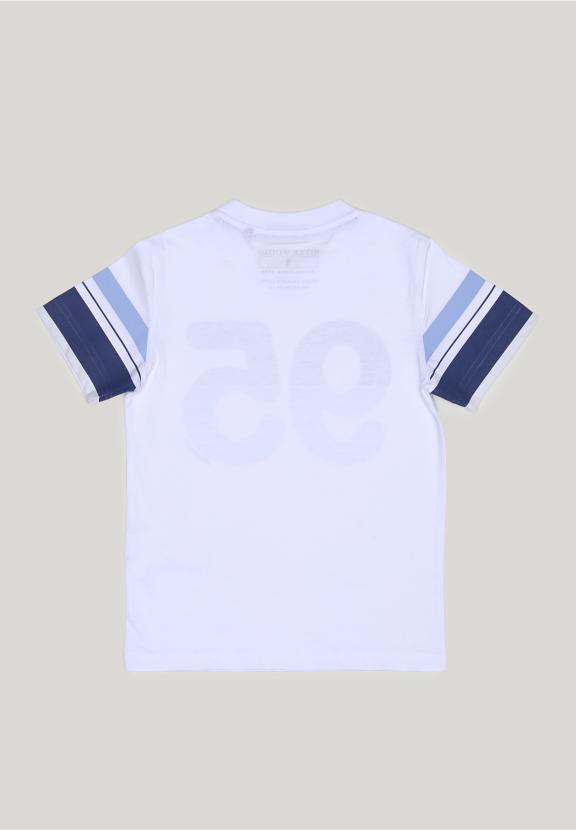 Custom Fit Fantasy T-Shirt Blue/White - Wit