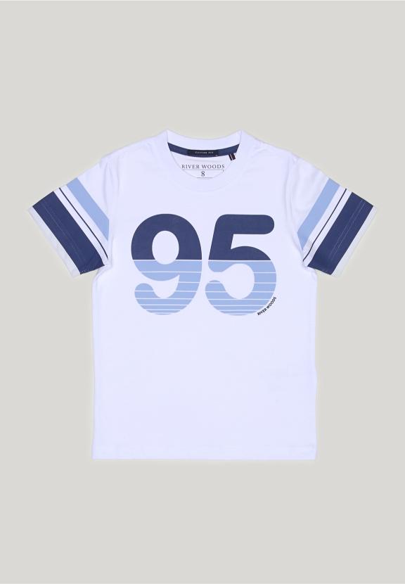 Custom Fit Fantasy T-Shirt Blue/White - Wit