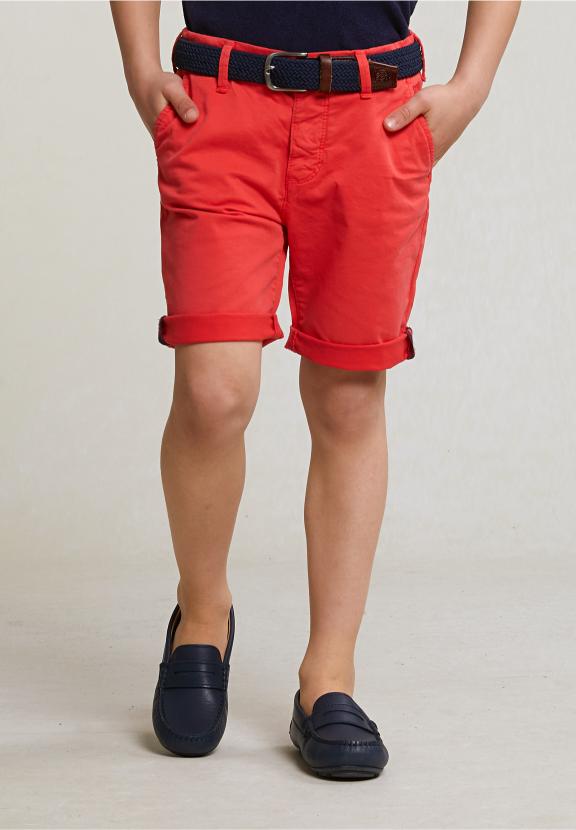 Cotton Basic Chino Short Stretch Cosmopolitan - Roze