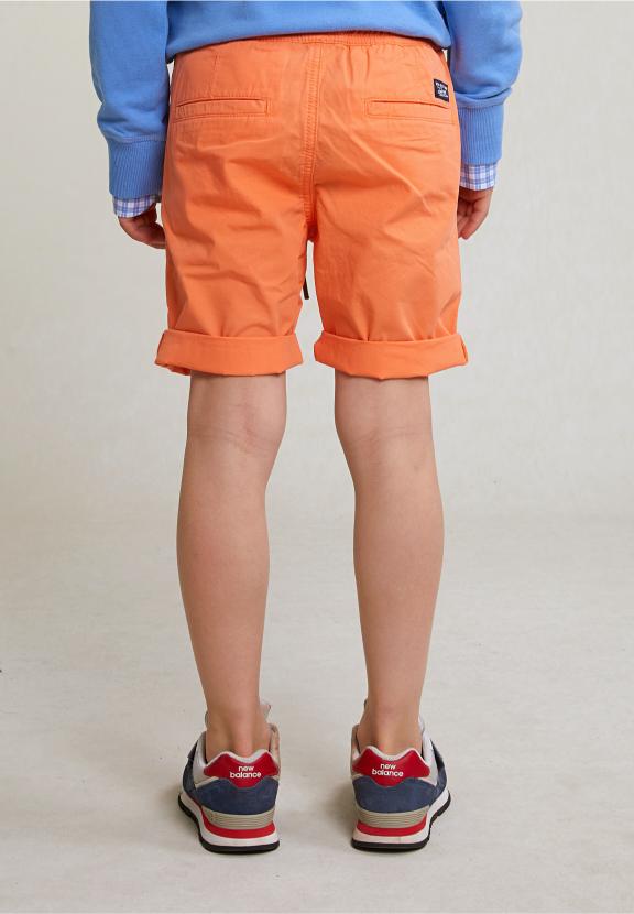Cotton Short Drawstring Lobster - Oranje