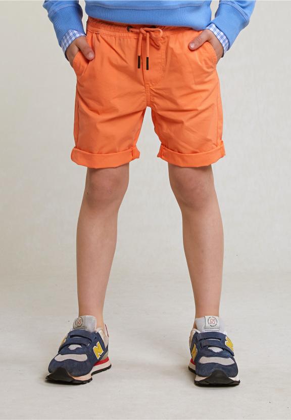 Cotton Short Drawstring Lobster - Oranje