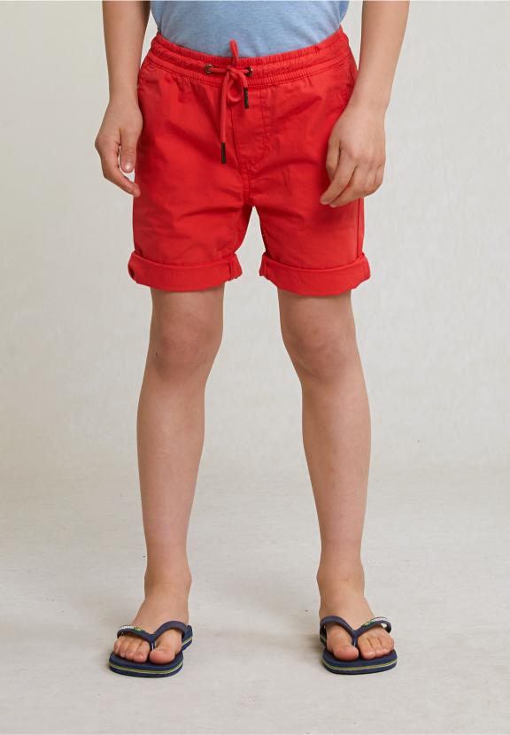 Cotton Short Drawstring Pomegranate - Roze