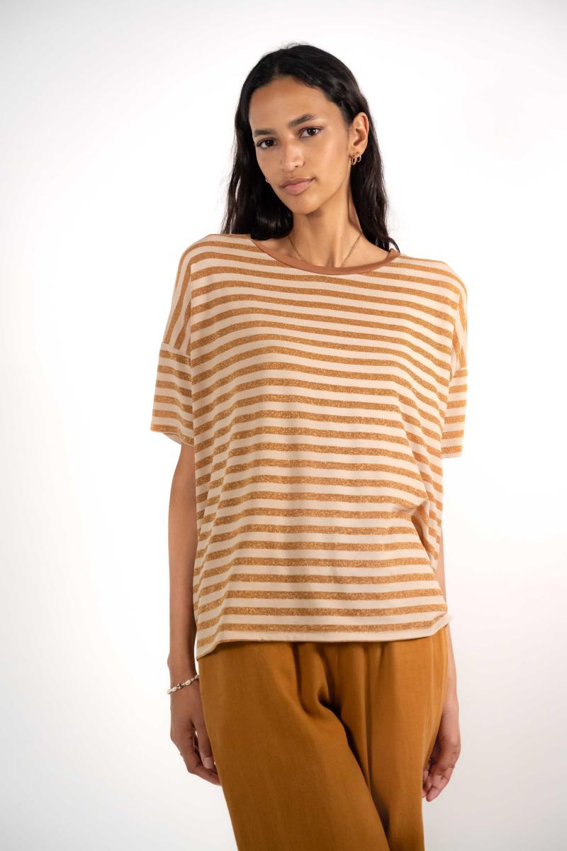 T-Shirt - Remi - Grano Gold