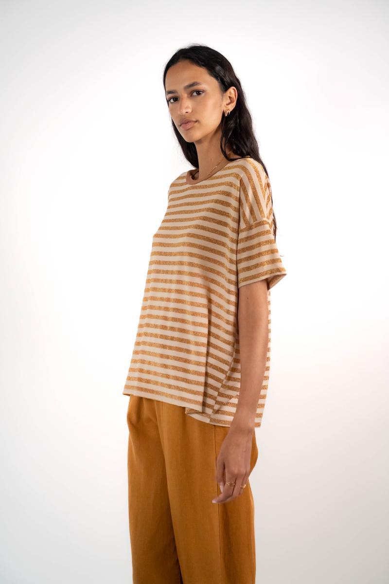 T-Shirt - Remi - Grano Gold