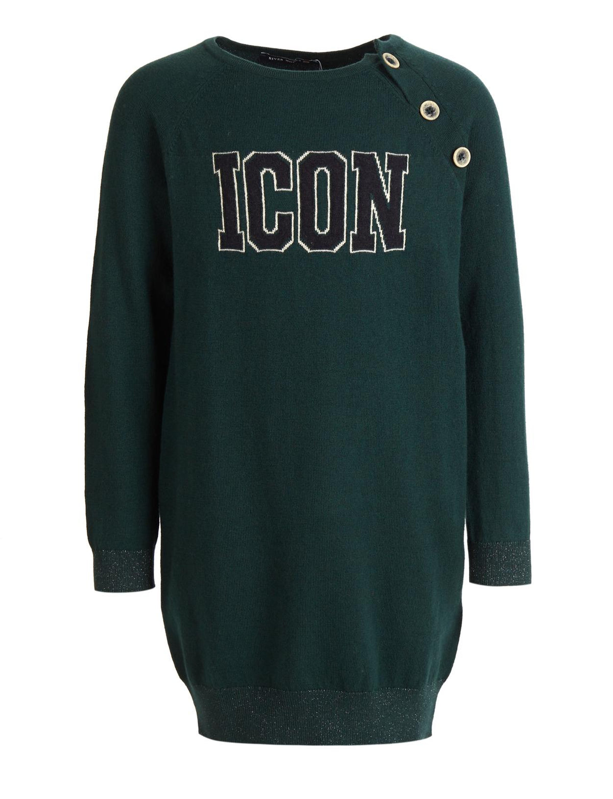 Pullover Dress In Green - Vert