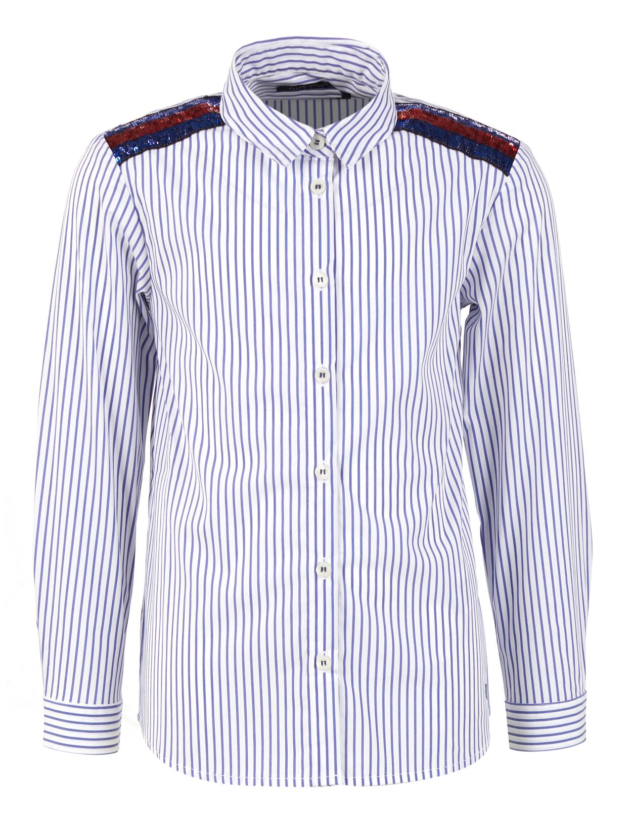 Classic Striped Shirt In Blue - Blauw