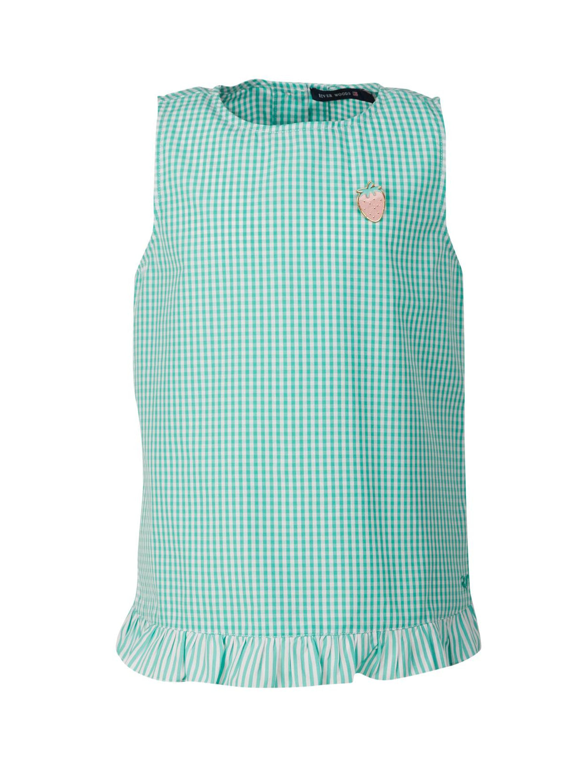 Slvs Top Fancy Back Closure - Groen