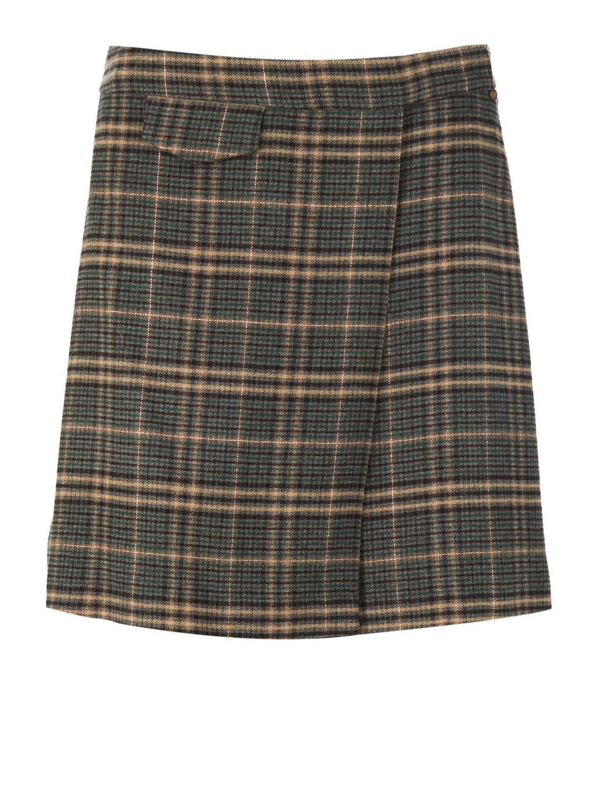 Wrap Skirt In Green - Groen