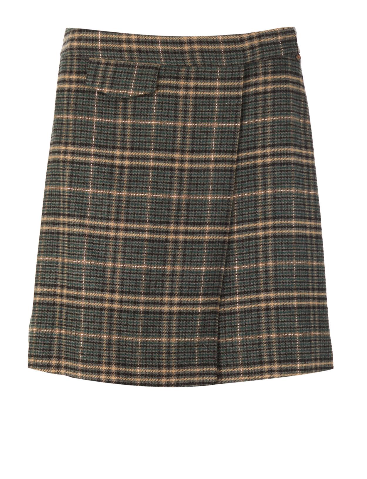 Wrap Skirt In Green - Groen