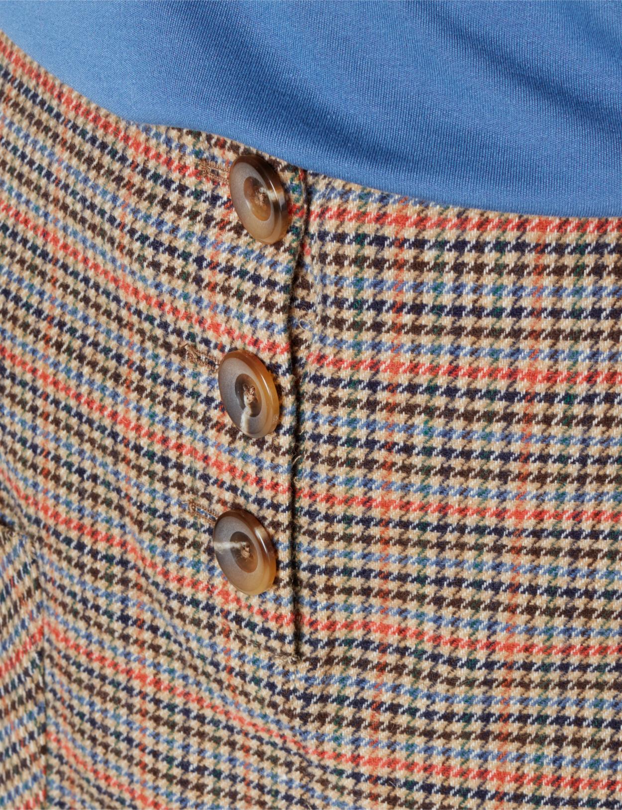 Skirt With Large Pockets In Blue - Blauw