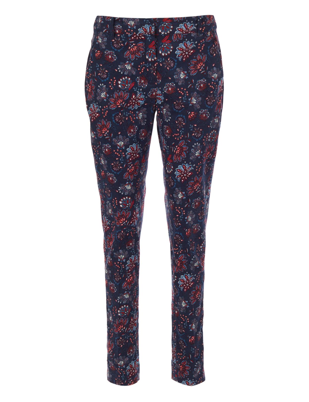 Cotton Chino Pants In Blue - Bleu