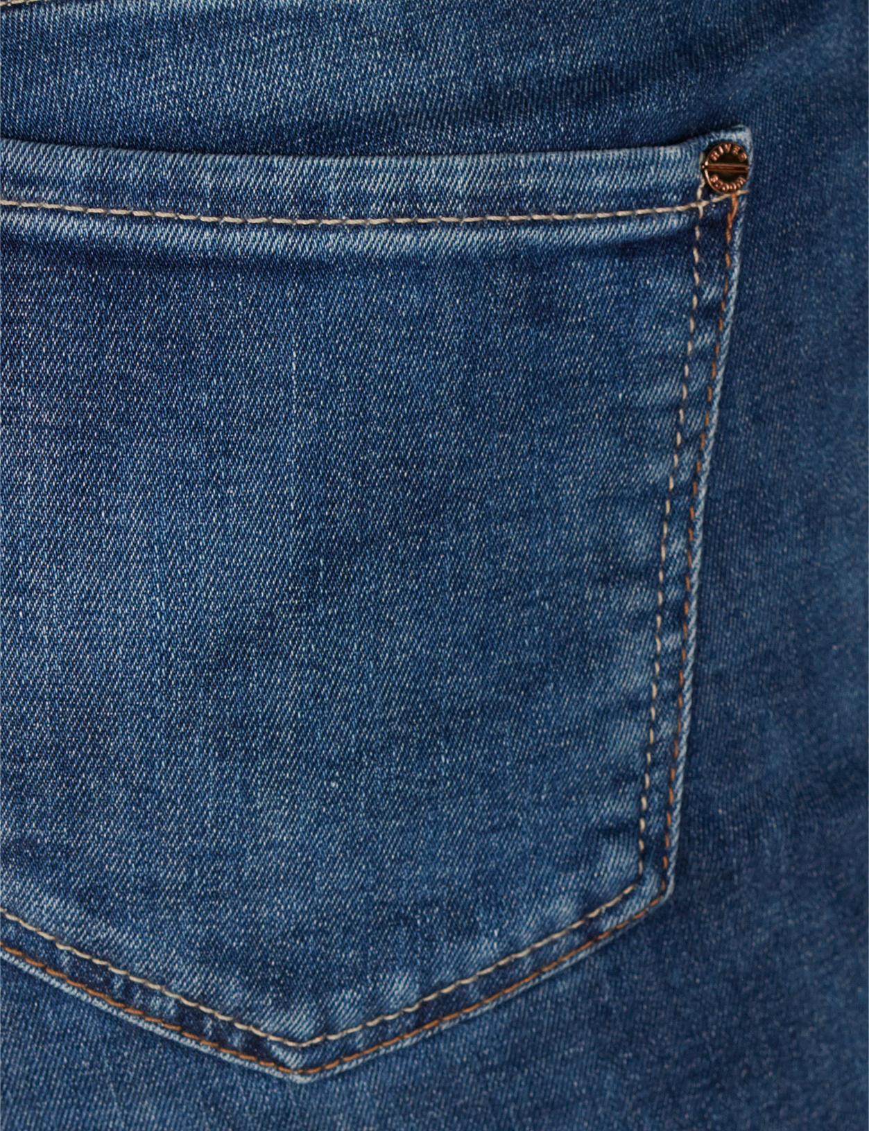 5 Pocket Stone Jeans In Blue - Blauw
