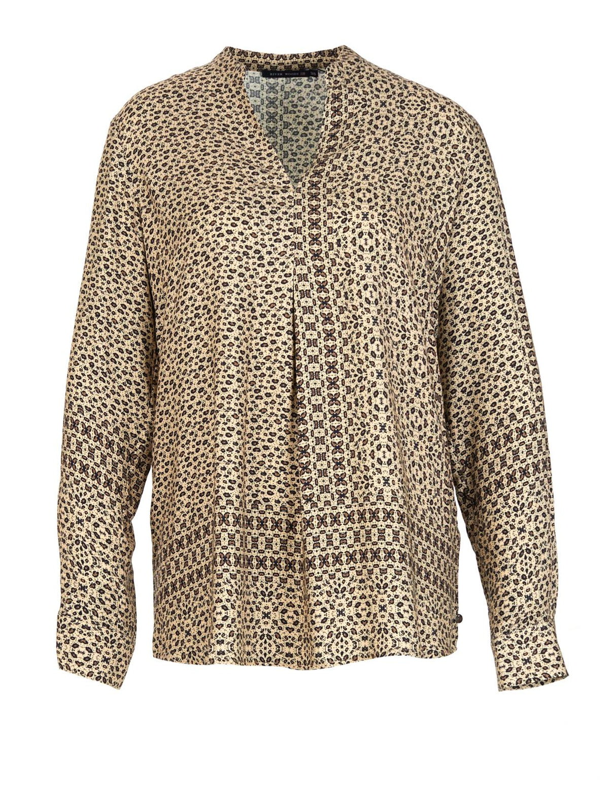 Long Viscose Shirt In Pink - Roze