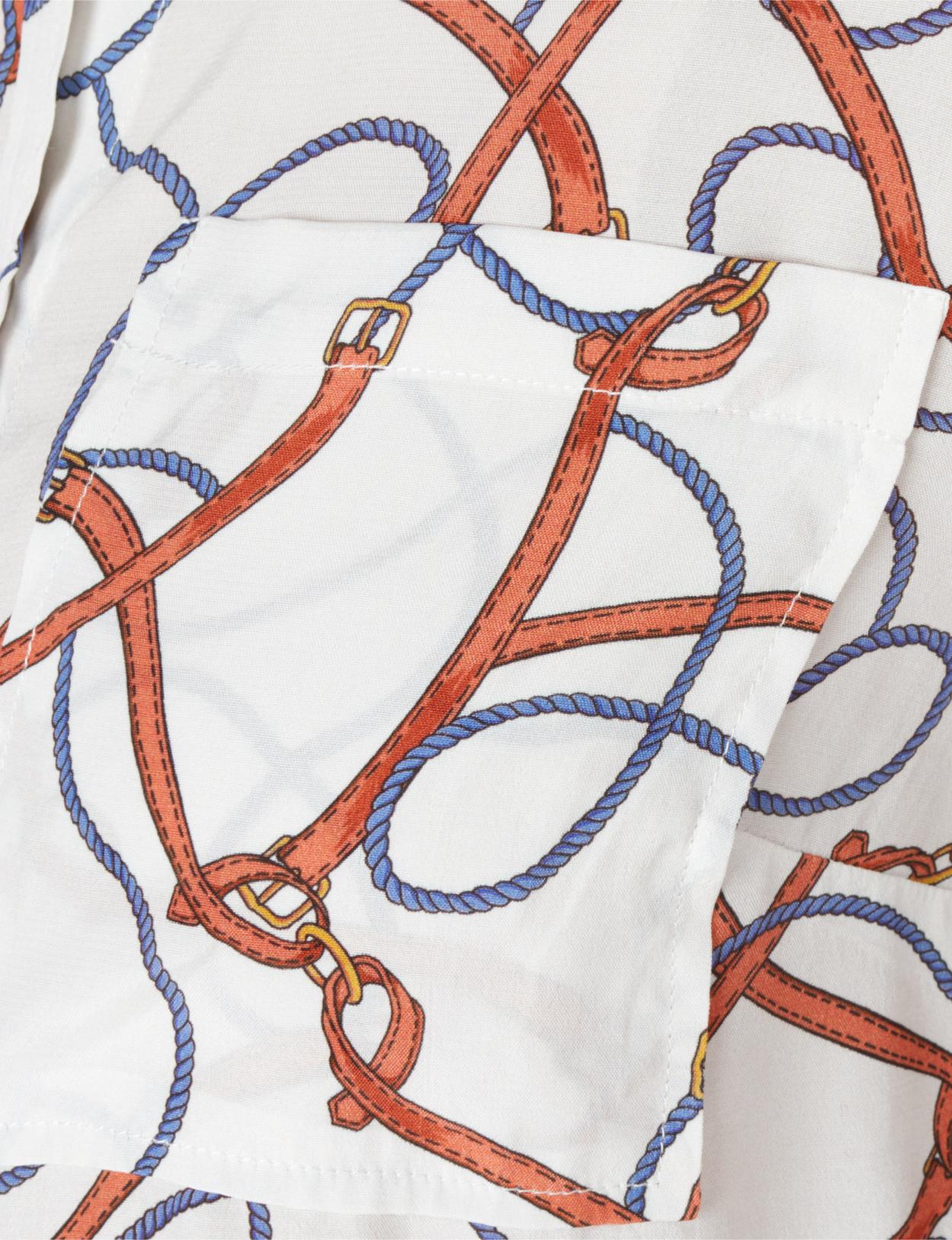 Overhemd Met Borstzakken In Wit - W