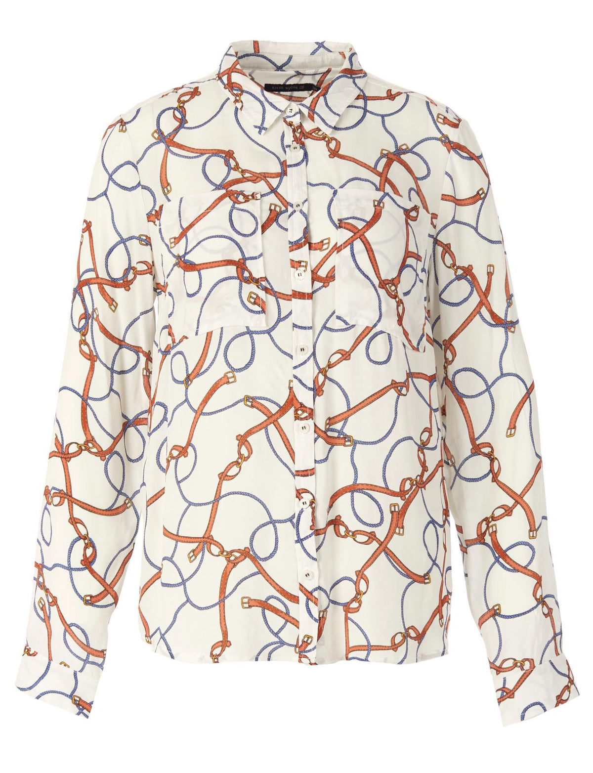 Chemise Avec Poches Poitrine En Blanc - W