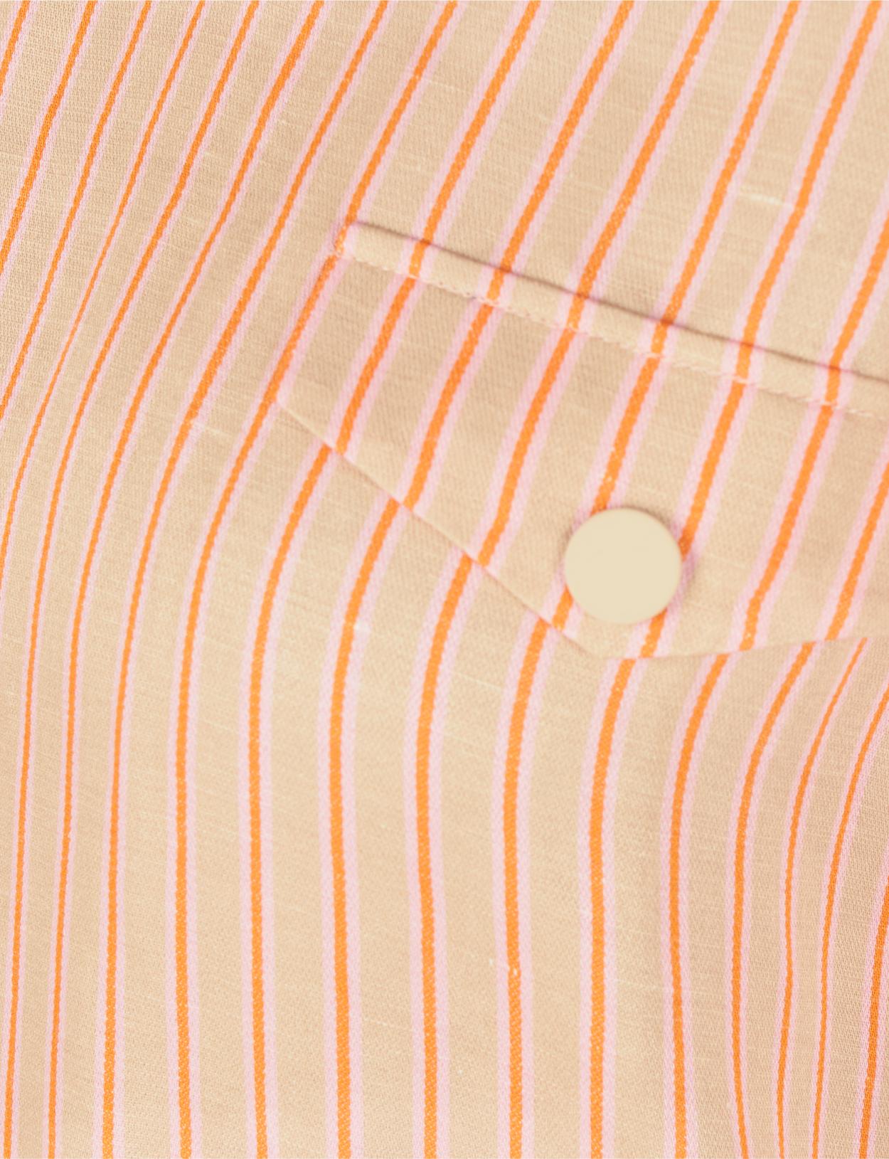 Dress With Shoulder Buttons In Brown - Bruin