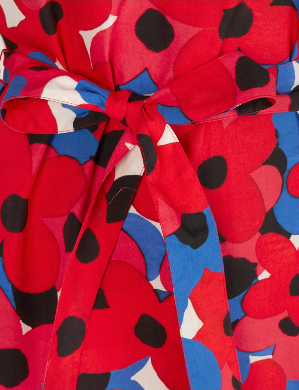 Dress With Shoulder Buttons In Red - Rood