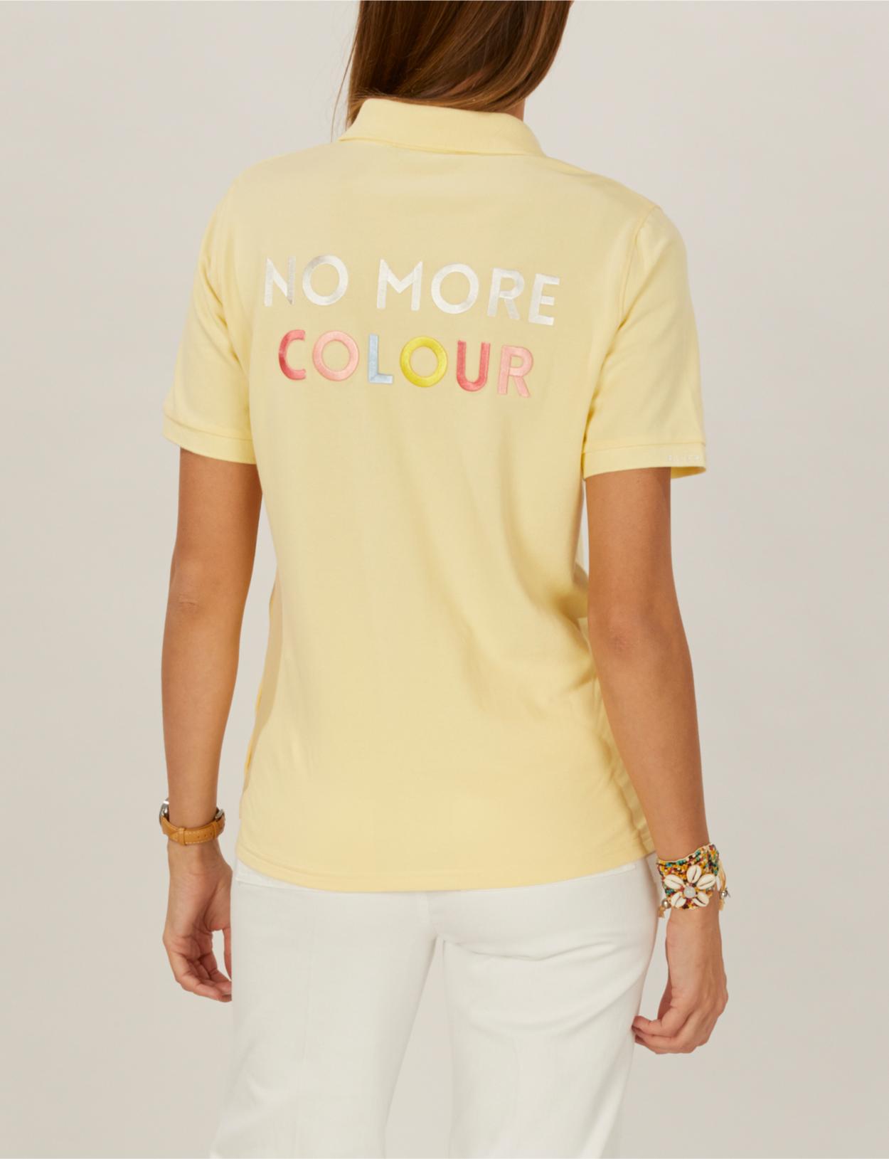 Tight Fit Polo In Yellow - Geel