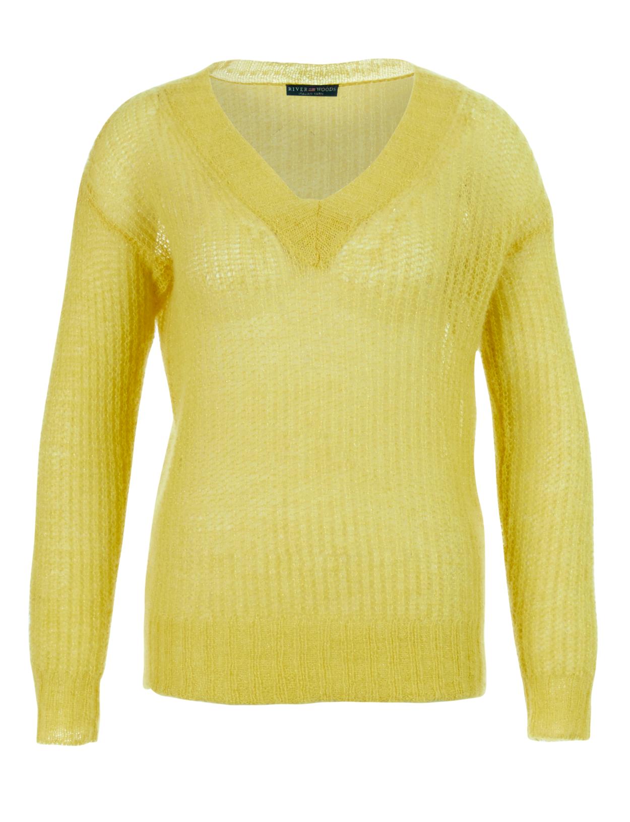 Soft Glitter Pullover In Yellow - Geel