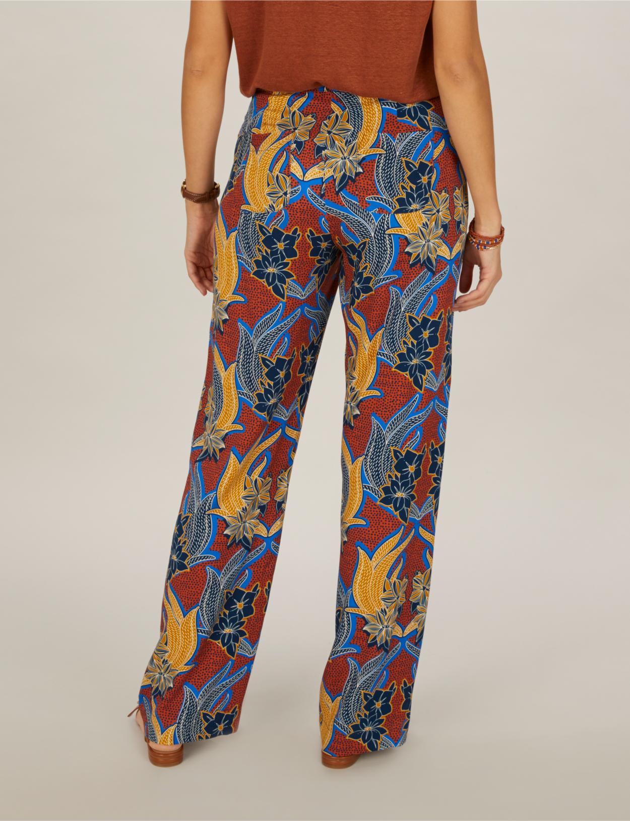 Straight Pants In Blue - Blauw