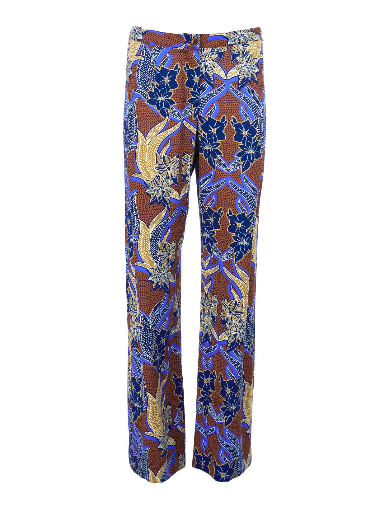 Straight Pants In Blue - Blauw