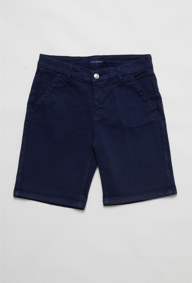 Basic Short With Pocket Detail - Blauw