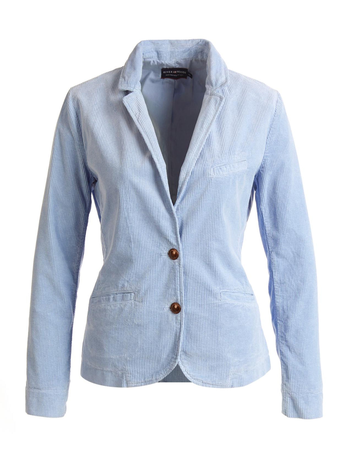 Fitted Blazer In Blue - Blauw