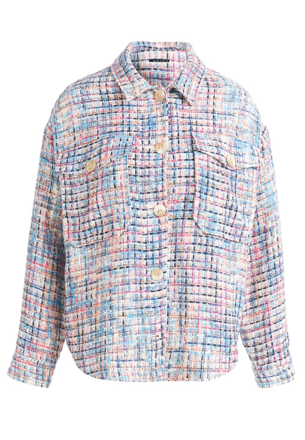 Colorful comfort jacket in Multi - W