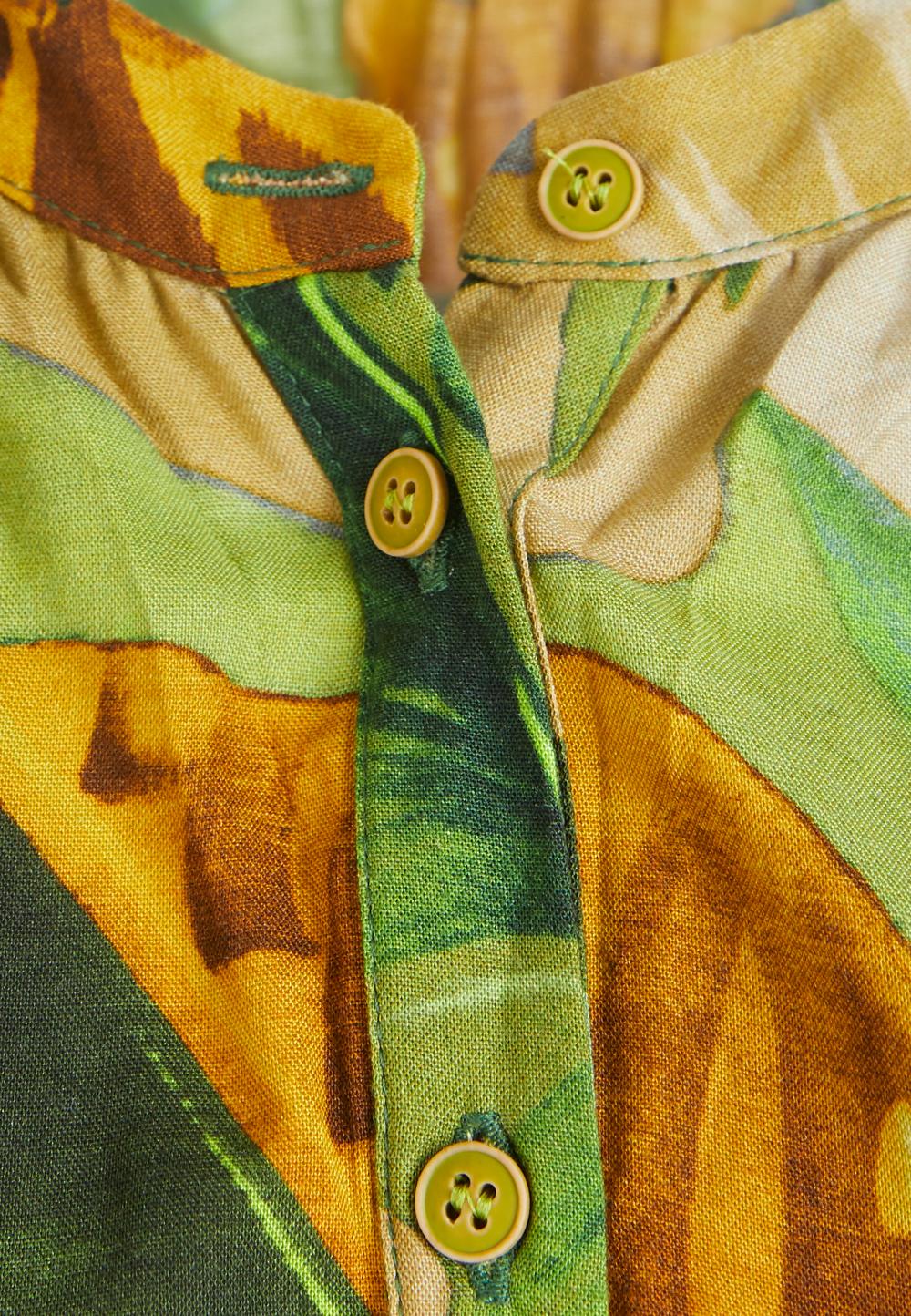 Comfort A-Line Dress In Green - Groen