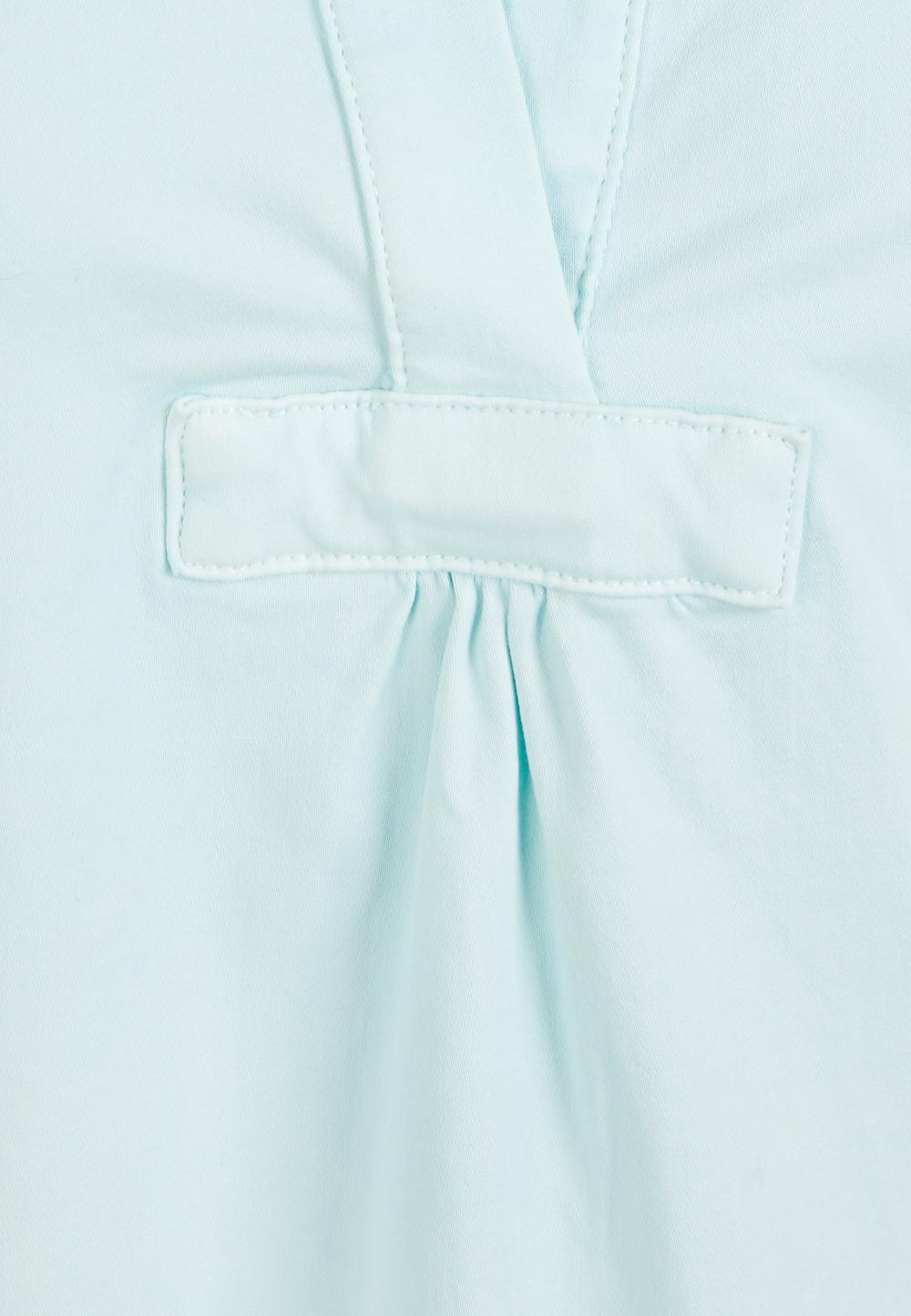 Slim Waist Cotton Dress In Green - Groen