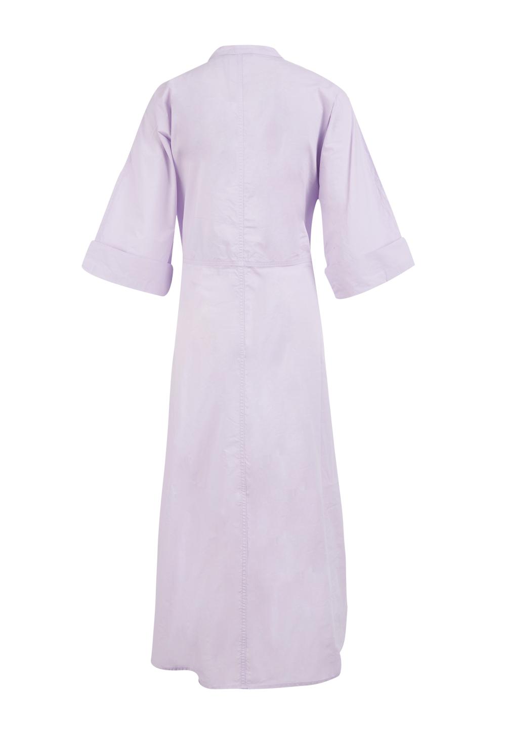 Long A-Line Dress In Purple - Paars