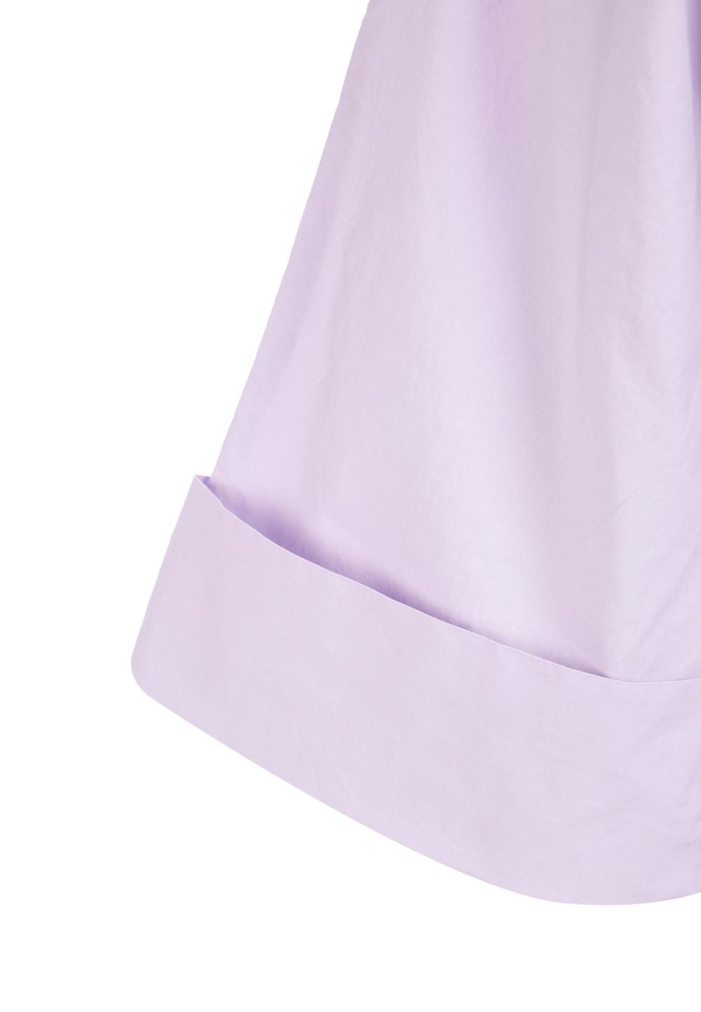 Long A-Line Dress In Purple - Paars