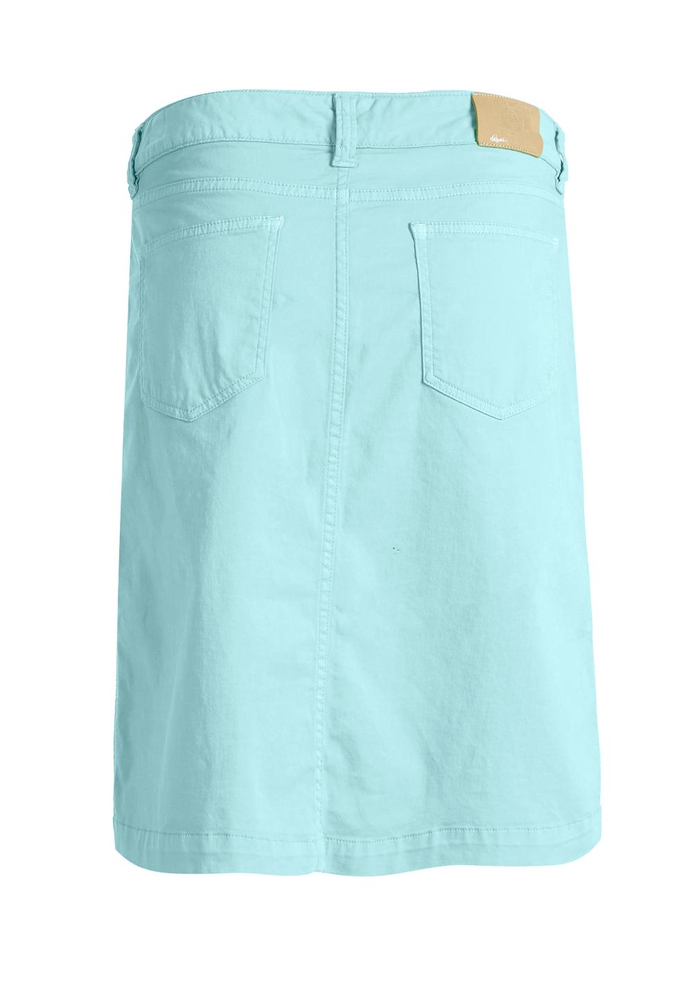 Cotton Skirt In Green - Groen