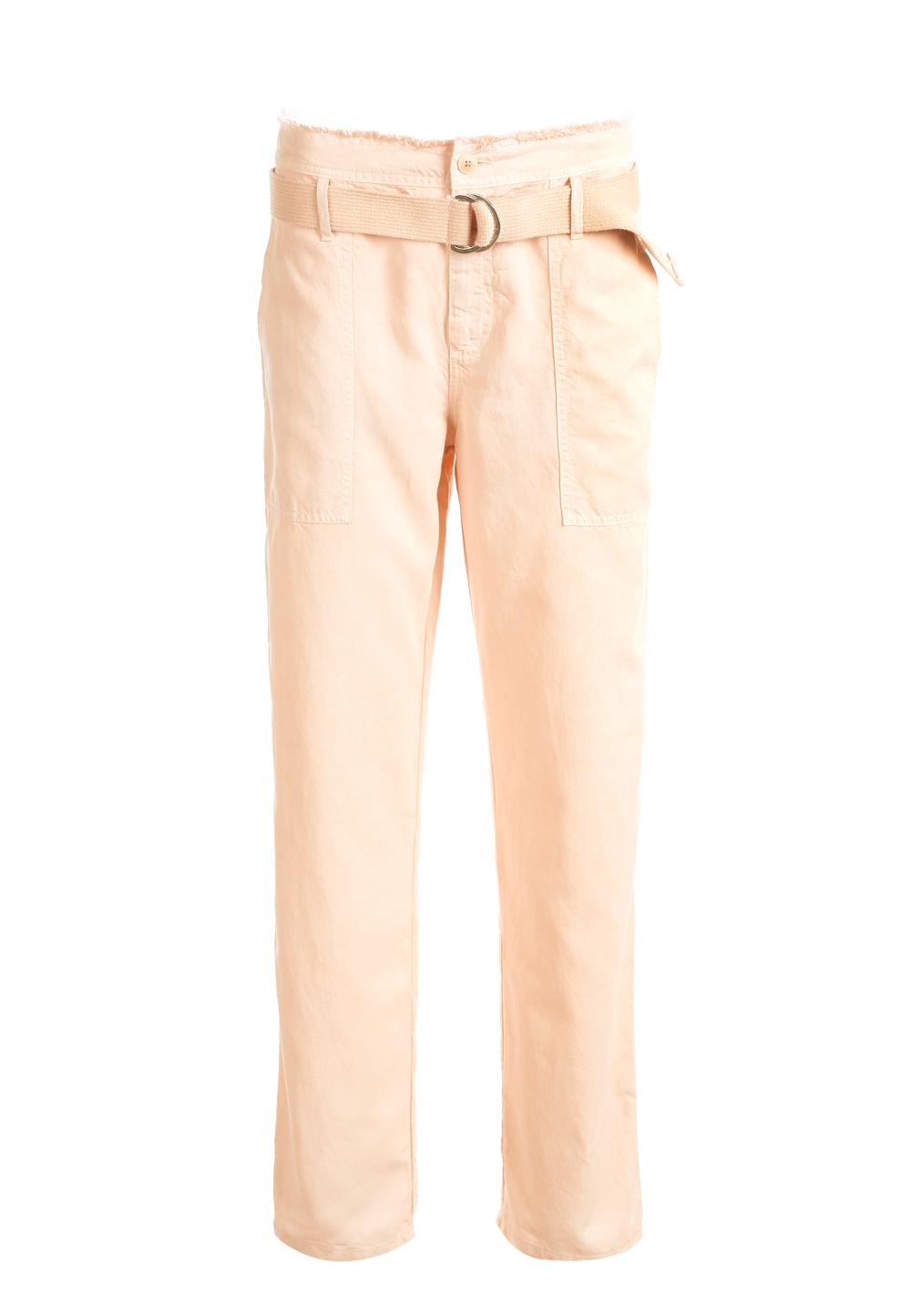 Paper-Bag Pants In Pink - Roze