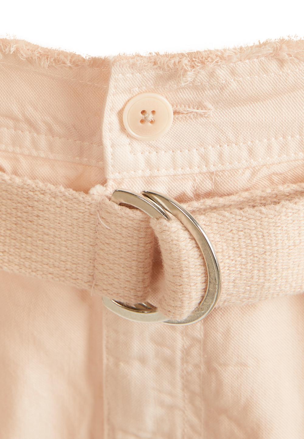 Paper-bag pants in Pink